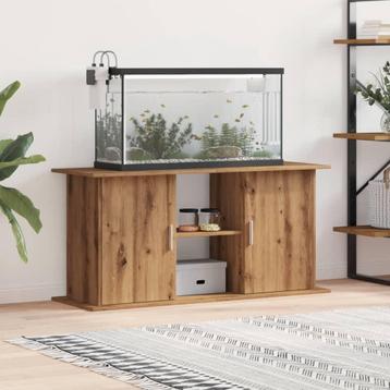 vidaXL Aquariumstandaard 121x41x58 cm bewerkt hout, Dieren en Toebehoren, Vissen | Aquaria en Toebehoren, Verzenden, Nieuw