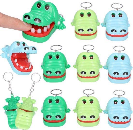 2dekans | Partizzle 12x Krokodil met Kiespijn Spel, Kinderen en Baby's, Kraamcadeaus en Geboorteborden, Ophalen of Verzenden