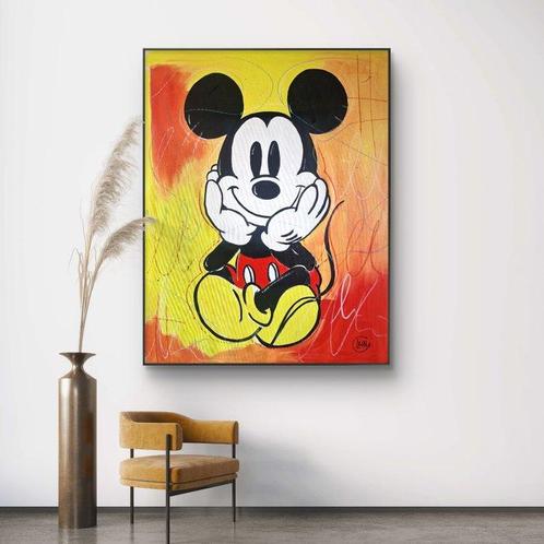 LéoN - Smile Mickey, Antiek en Kunst, Kunst | Schilderijen | Modern