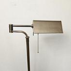 Staande lamp - Leeslamp met trekkoord - Koper - In hoogte, Antiek en Kunst