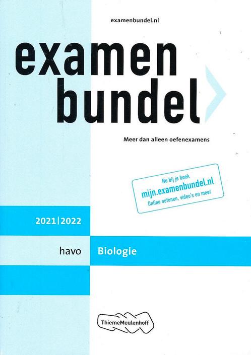 Examenbundel Havo Biologie 2021-2022, Livres, Livres scolaires, Envoi