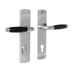 Retro buitendeurbeslag klink/klink PC92 mat nikkel, Ophalen of Verzenden, Klink of Kruk