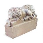 Sculpture, Coppia leoni - 25 cm - Coppia leoni Canova -, Antiek en Kunst