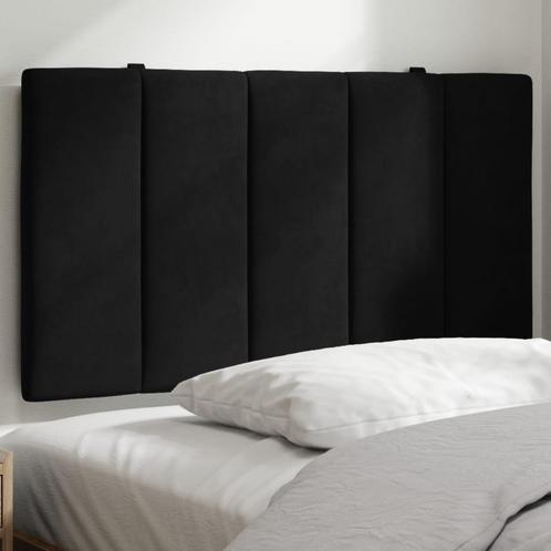 vidaXL Coussin de tête de lit noir 90 cm velours, Huis en Inrichting, Slaapkamer | Bedden, Verzenden