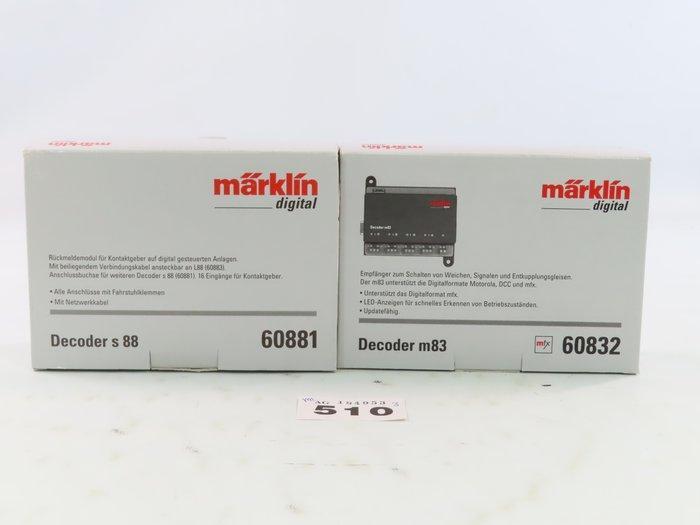 Märklin H0 - 60832/60881 - Digitale besturingseenheid (2) -, Hobby en Vrije tijd, Modeltreinen | H0