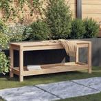 vidaXL Tuinbank 108x35x45 cm massief grenenhout, Verzenden, Nieuw