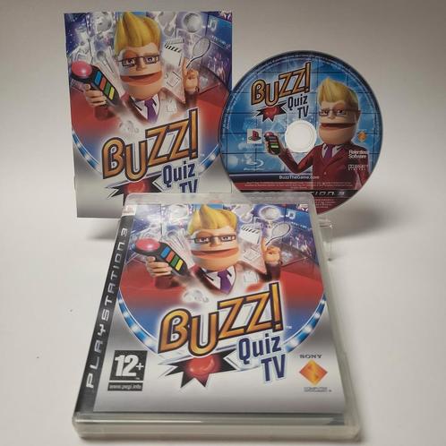 Buzz! Quiz Tv Playstation 3, Games en Spelcomputers, Games | Sony PlayStation 3, Zo goed als nieuw, Ophalen of Verzenden