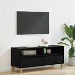vidaXL TV Kast met lade Zwart Eiken 100 x 34,5 x 44,5 cm, Verzenden