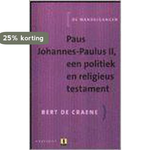 Paus Johannes-Paulus Ii 9789052406220 B. de Craene, Boeken, Politiek en Maatschappij, Zo goed als nieuw, Verzenden