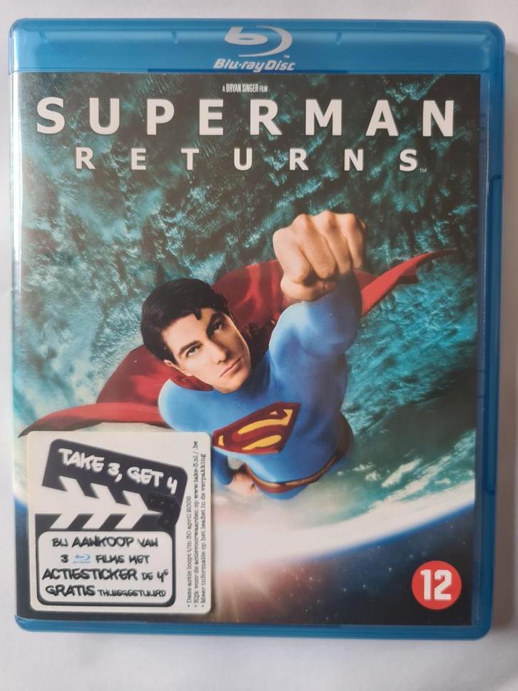 SUPERMAN RETURNS (BLURAY), Cd's en Dvd's, Blu-ray, Gebruikt
