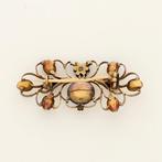 Broche - 18 carats Or jaune - Diamant