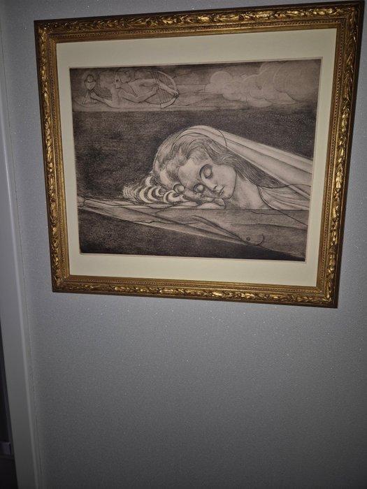 Jan Toorop (1858-1928) - De nooit rustende liefde, Antiek en Kunst, Antiek | Overige Antiek