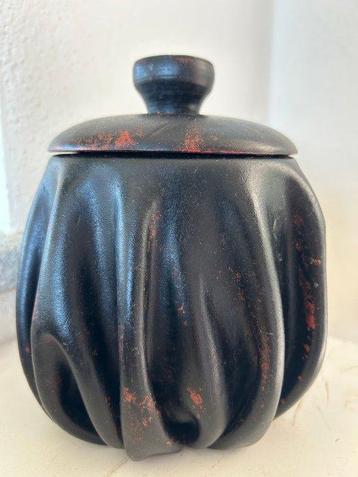 Savinelli - Pot à tabac (2) - céramique - cuir -
