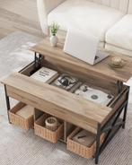 Salontafel - met open en verborgen opbergruimte - 100x60 cm, Huis en Inrichting, Verzenden, Nieuw