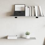 vidaXL Wandschappen 4 st 80x20x1,5 cm bewerkt hout grijs, Huis en Inrichting, Woonaccessoires | Wandplanken en Boekenplanken, Verzenden