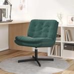vidaXL Draaiende Relaxstoel Anders Donkergroen 63 x 75 x 76, Verzenden, Nieuw