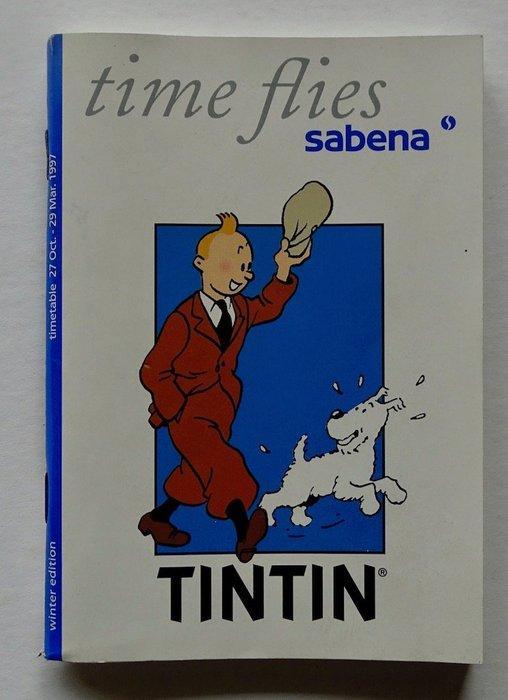 Tintin - 4 brochures en reclameboeken, Livres, BD
