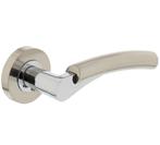 Intersteel enkele deurklink Bryan rechts op rozet mat nikkel, Nieuw, Overige materialen, Klink of Kruk