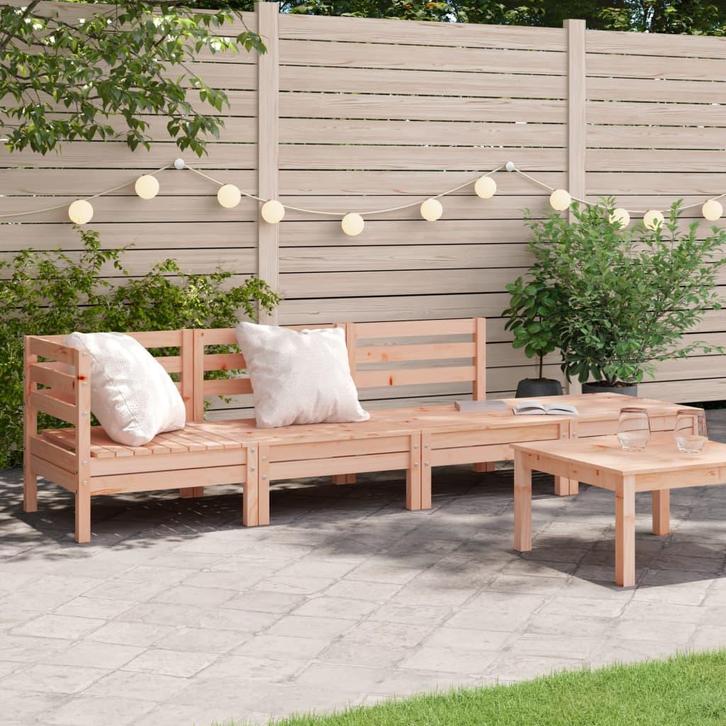 vidaXL Tuinbank 4-zits massief douglashout, Tuin en Terras, Tuinsets en Loungesets, Nieuw, Verzenden