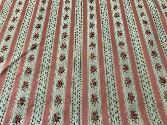 Fascino Provenzale met strepen en knoppen - Meubelstof - 3 m, Antiquités & Art, Curiosités & Brocante