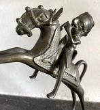 Paard met ruiter - Statue - Bénin (Sans prix de réserve), Antiek en Kunst