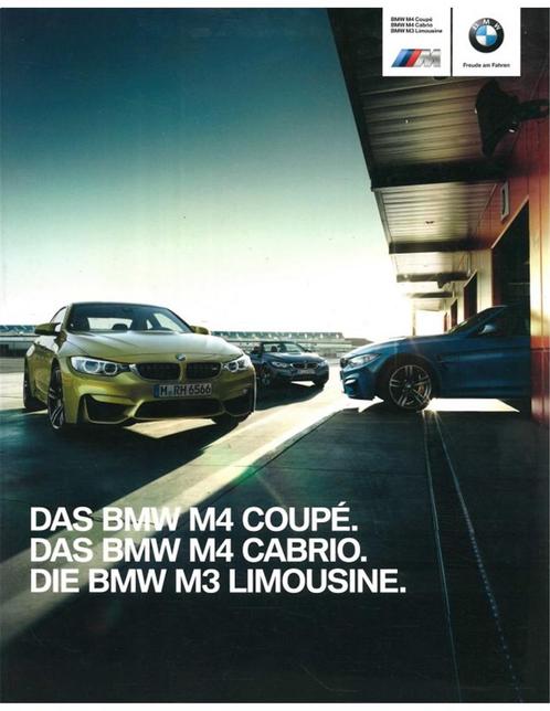 2015 BMW M3 | M4 BROCHURE DUITS, Boeken, Auto's | Folders en Tijdschriften