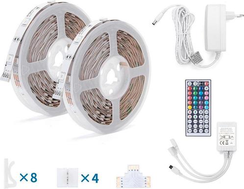 Aigostar 10WNX TV Led Strip 10 Meter(2x5mtr) - RGB - USB - M, Huis en Inrichting, Lampen | Overige, Verzenden