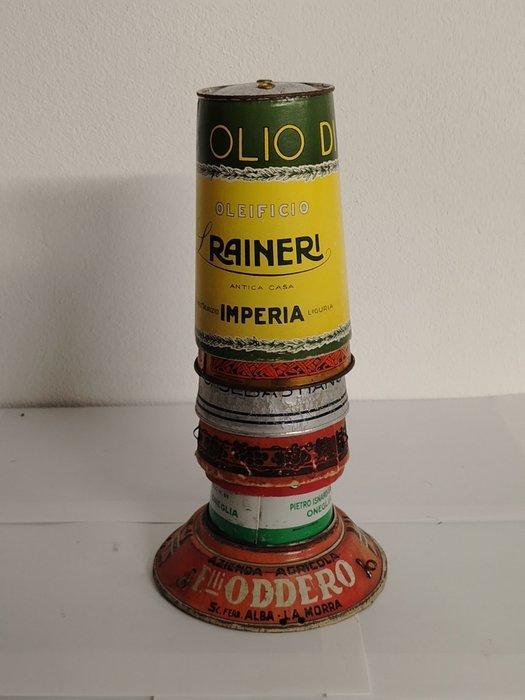 Pubblicitari - Italia 1960s - Reclamebord - Aluminium,, Antiquités & Art, Antiquités | Assiettes décoratives & Carrelages