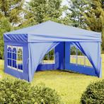 vidaXL Partytent inklapbaar met zijwanden 3x3 m blauw, Tuin en Terras, Verzenden, Nieuw