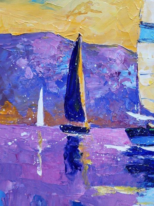 NOLAC - Tableau original de NOLAC peint au couteau en 2026 -, Antiek en Kunst, Kunst | Schilderijen | Modern