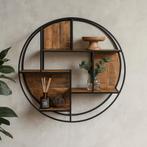 Wandrek Mangohout Bowi Rond 60 cm, Huis en Inrichting, Verzenden, Nieuw