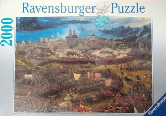 Ravensburger Puzzel Battle Of Alexander 2000 Stukjes, Hobby en Vrije tijd, Denksport en Puzzels, Verzenden
