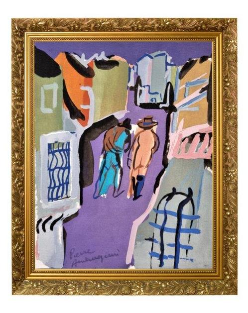 Pierre Ambrogiani (1907-1985) - Dans les rues de Séville, Antiek en Kunst, Kunst | Schilderijen | Klassiek