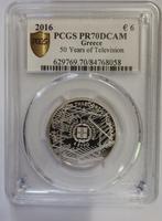Grèce Griechenland 6 Euro 2016 50 Jahre Fernsehen Pr 70, Verzenden