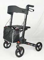 Rollator Plaza Lite Dubbel Opvouwbaar Black (Nieuw), Divers, Ophalen of Verzenden