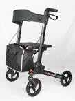 Rollator Plaza Lite Dubbel Opvouwbaar Black (Nieuw)