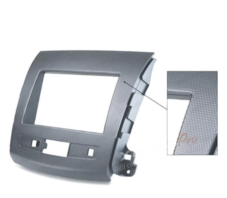 Facade Autoradio 2-Din Noir Pour Peugeot Mitsubishi Citroen, Auto diversen, Autoradio's, Verzenden