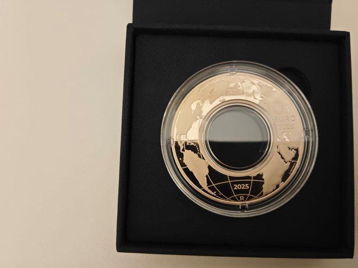 Italie. 2 Euro / 10 Euro 2025 Amerigo Vespucci (2 monedas), Timbres & Monnaies, Monnaies | Europe | Monnaies non-euro