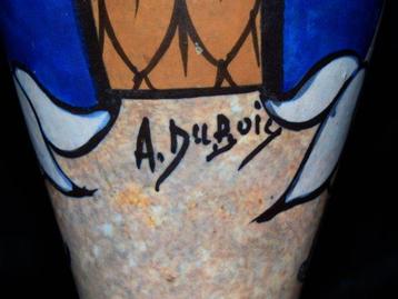Mooi Art Deco Vaasje - gesigneerd A.Dubois - Vase -