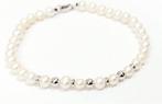 Armband - 18 karaat Witgoud Parel, Handtassen en Accessoires, Antieke sieraden