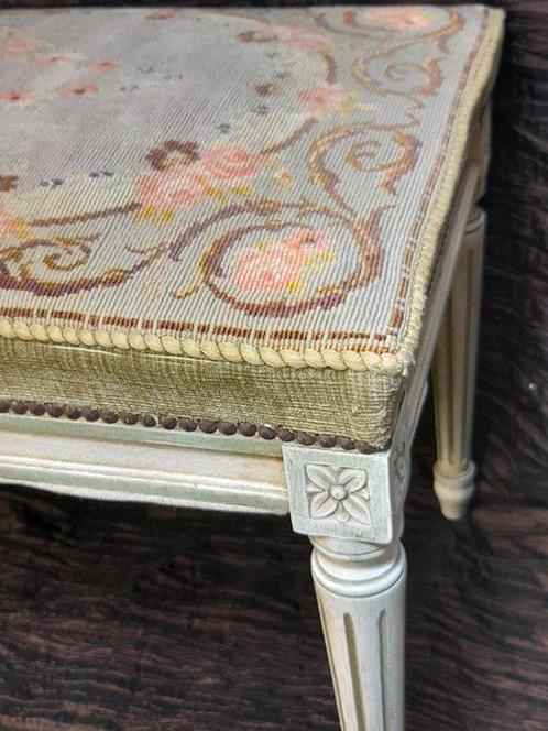 Bank - Hout, IJzer, stof, Antiek en Kunst, Curiosa en Brocante