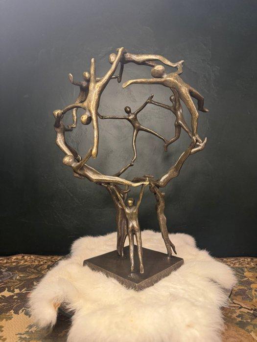 Benjamin Wouters - Sculpture, “Connection globe” - 37 cm -, Antiquités & Art, Curiosités & Brocante