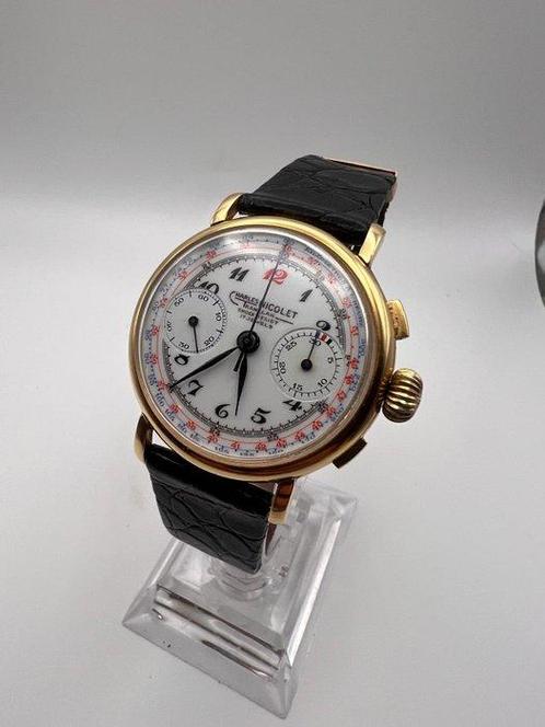 Charles Nicolet - Unknown - 229475 - Heren - 1900-1949, Handtassen en Accessoires, Horloges | Heren