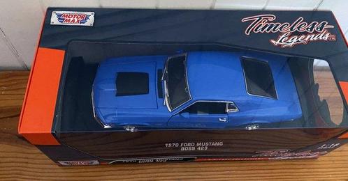 Motormax 1:18 - Voiture miniature - 1970 Ford Mustang Boss, Hobby en Vrije tijd, Modelauto's | 1:5 tot 1:12
