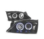 PHARES POUR FORD MONDEO MK3 00-07 ANGEL EYES FOND NOIR, Verzenden, Nieuw