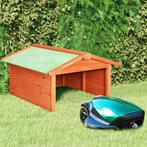 vidaXL Overkapping voor robotgrasmaaier 72x87x50 cm massief, Tuin en Terras, Verzenden, Nieuw