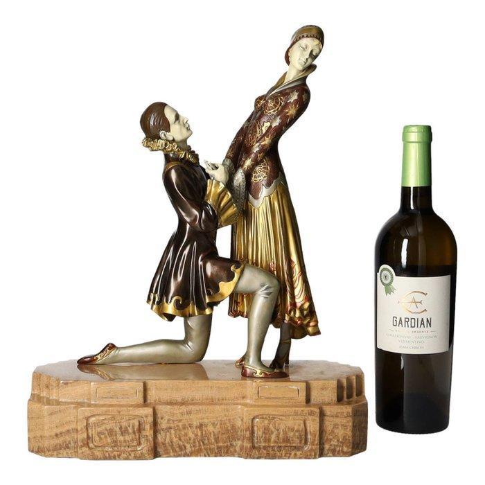 Beeldje - Everlasting love - Brons, Antiek en Kunst, Curiosa en Brocante