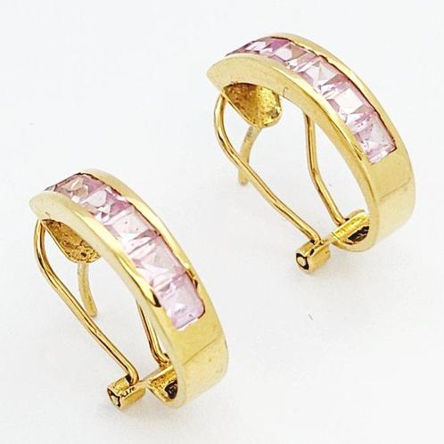 Boucles doreilles - 18 carats Or jaune -  1.44ct. tw., Handtassen en Accessoires, Oorbellen
