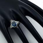 Zonder minimumprijs - Ring Platina - 2.53ct. tw. Saffier -, Handtassen en Accessoires, Ringen, Nieuw