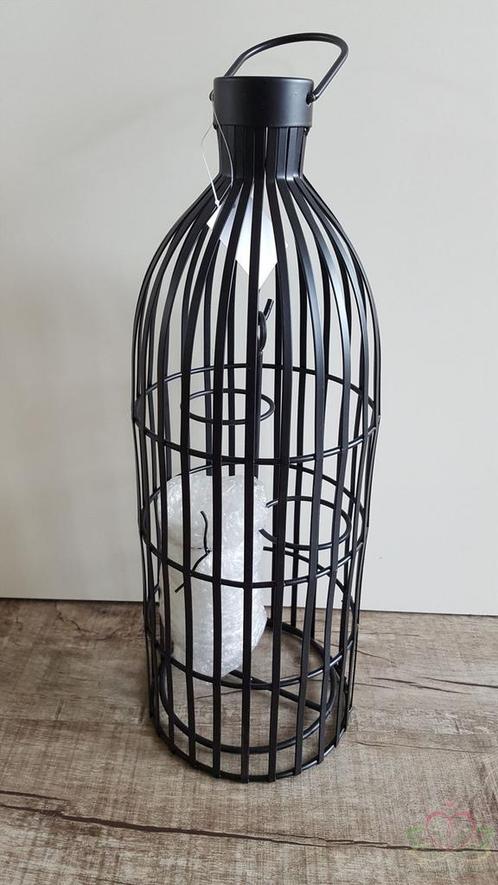Vogelkooi zwart medium met 3 glaasjes 60cm. Vogelkooi zwart, Hobby en Vrije tijd, Knutselen, Nieuw